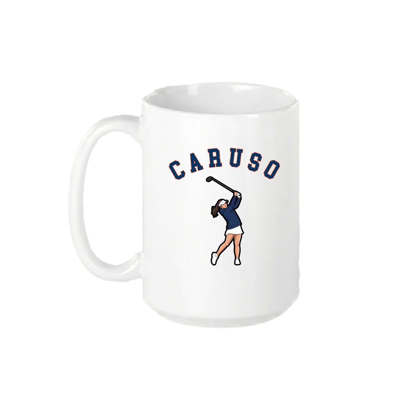 15oz Coffee Mug — Shirsey Arch in White