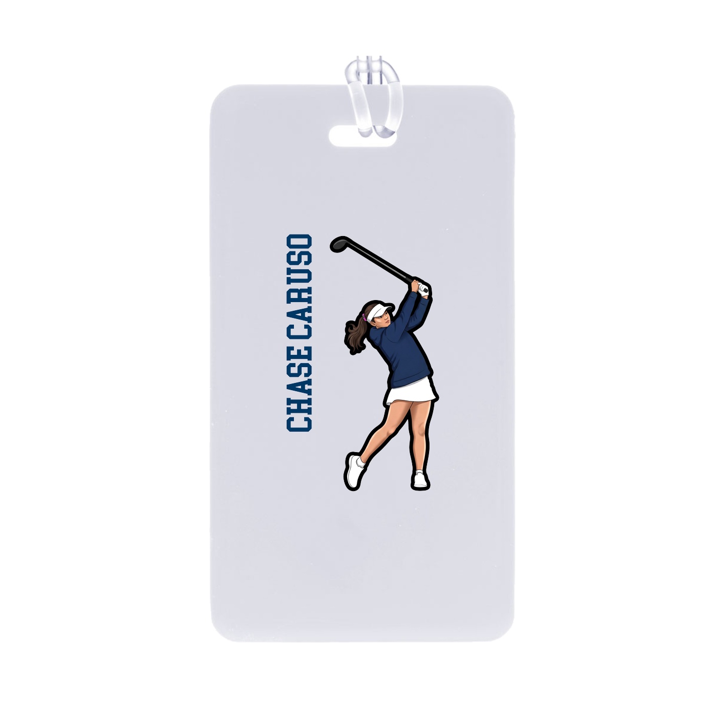 Bag Tag — Name Vertical in Classic