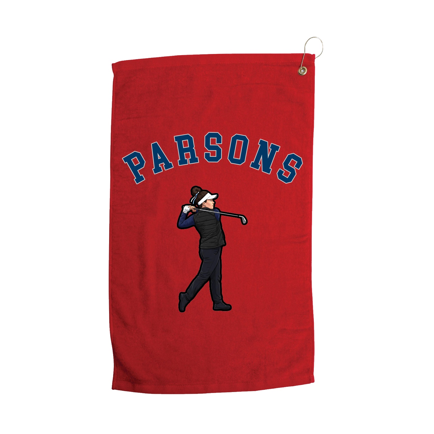 Golf Towel — Shirsey Arch in Red