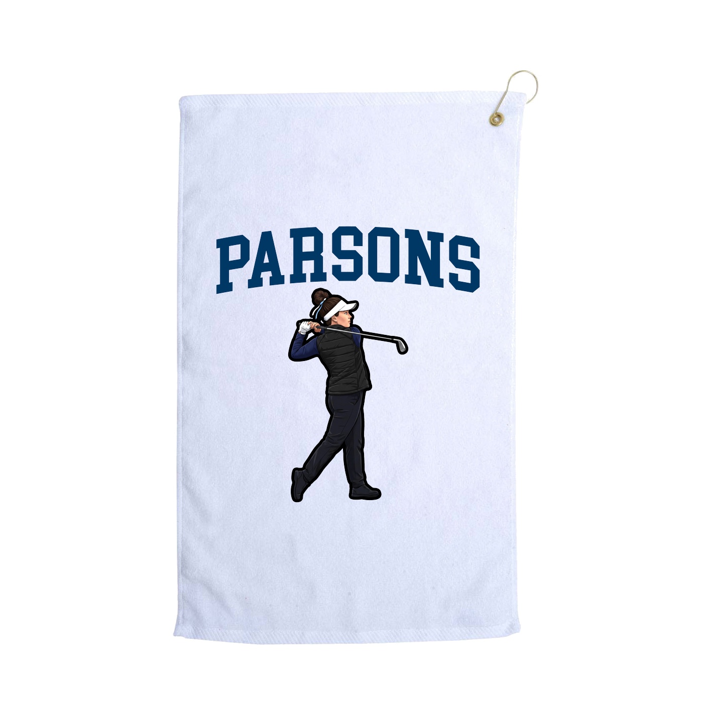 Golf Towel — Shirsey in White