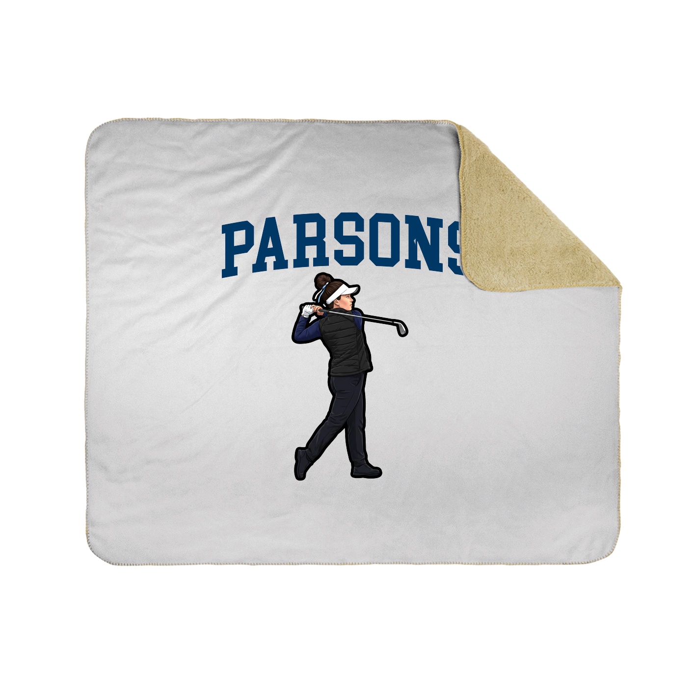 Throw Blanket — Shirsey in White