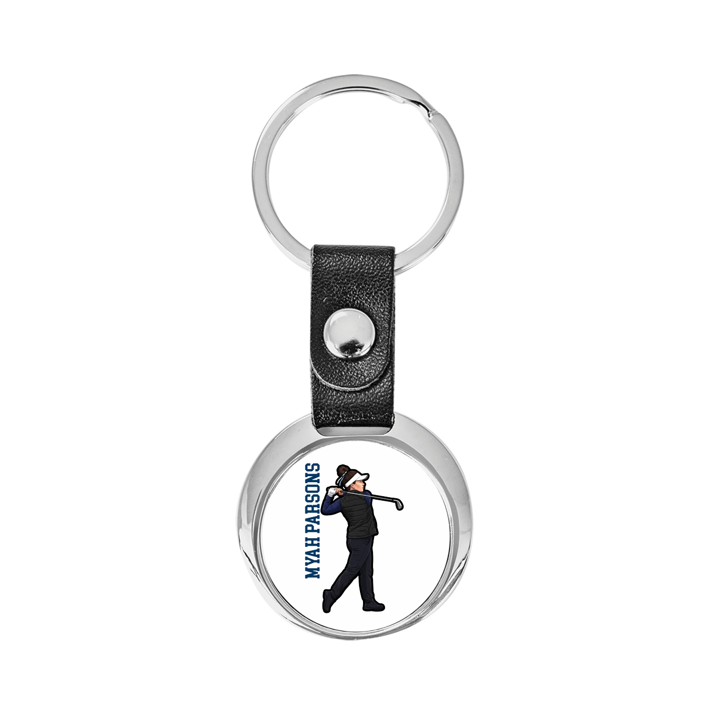 Key Chain — Name Vertical in Classic