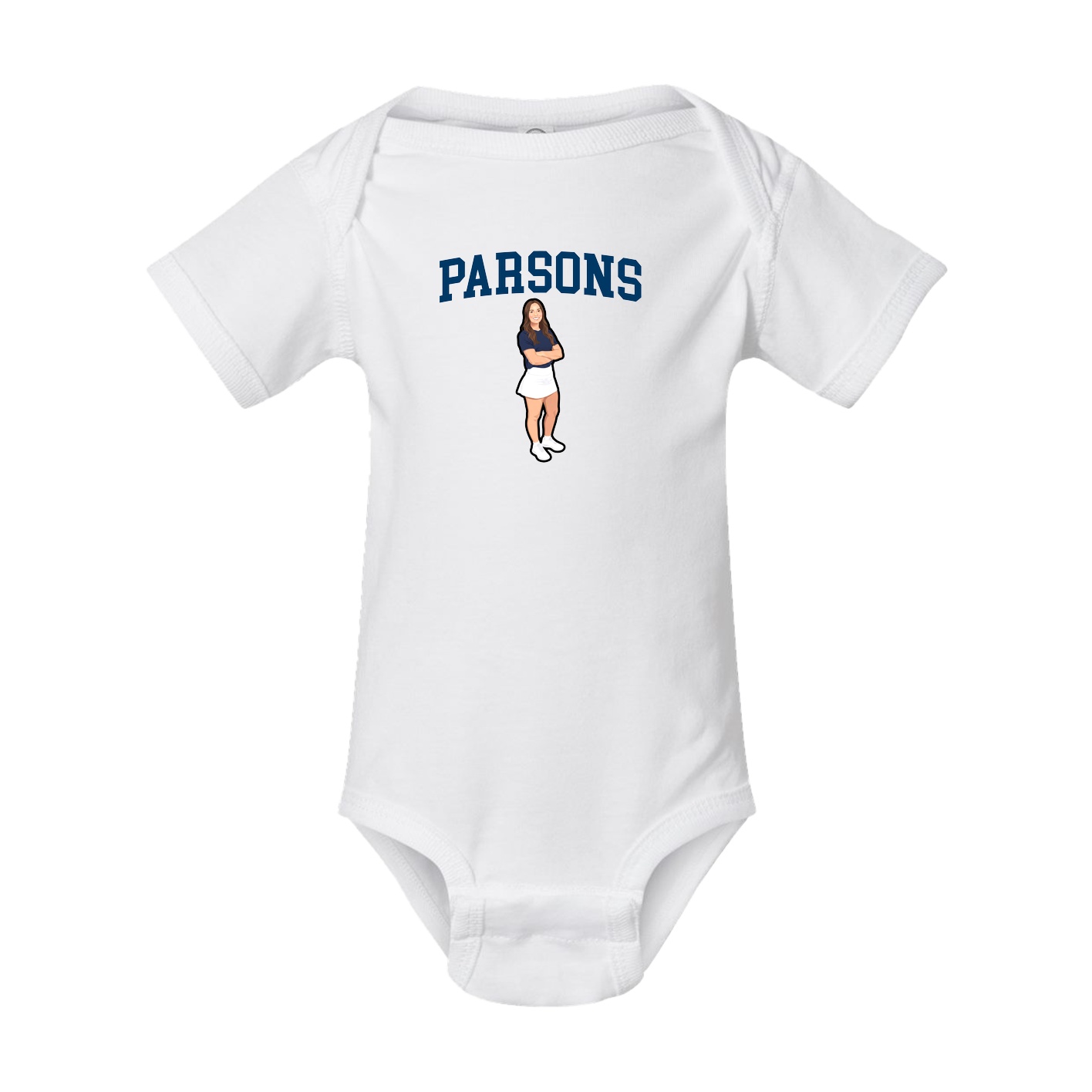 Baby Onesie — Shirsey in White