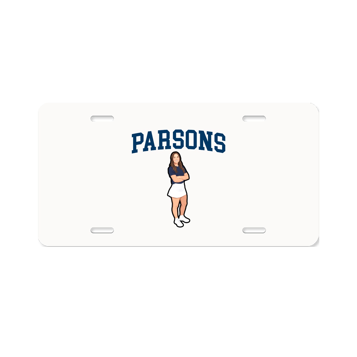 License Plate — Shirsey in Classic