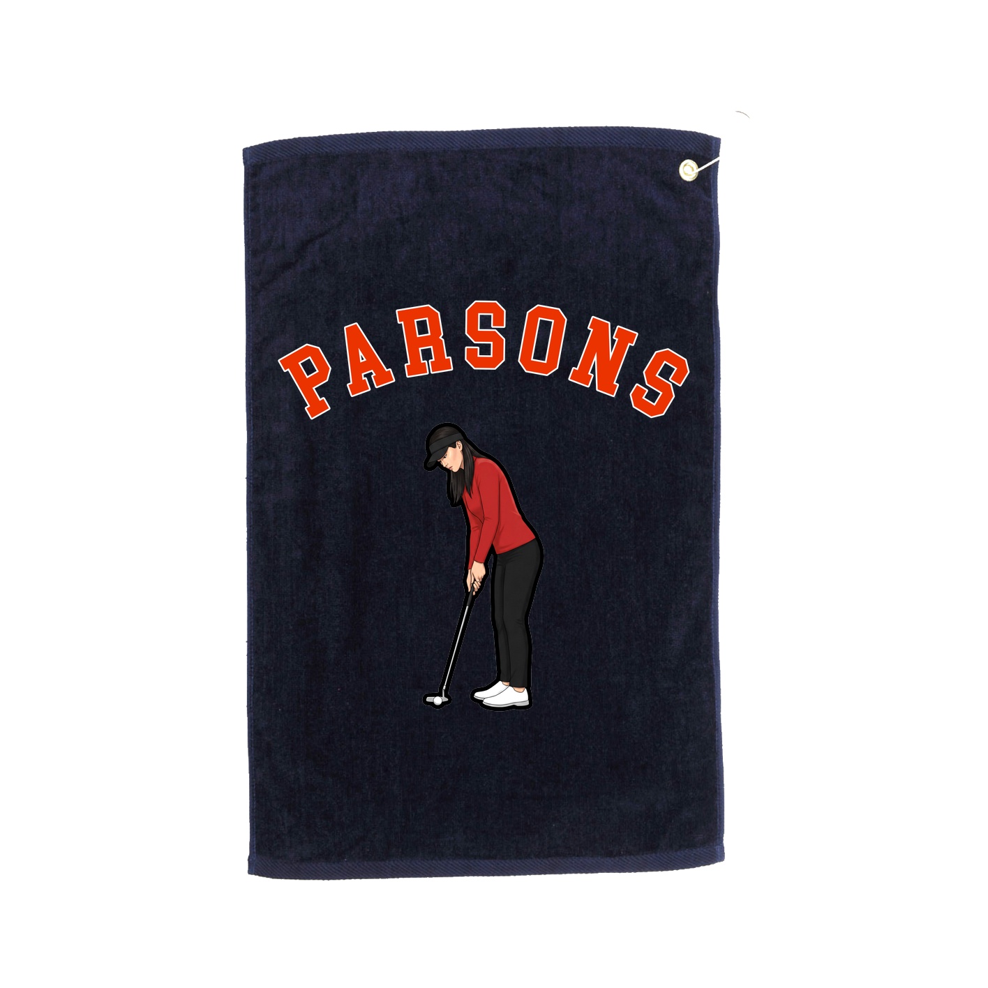Golf Towel — Shirsey Arch in Navy