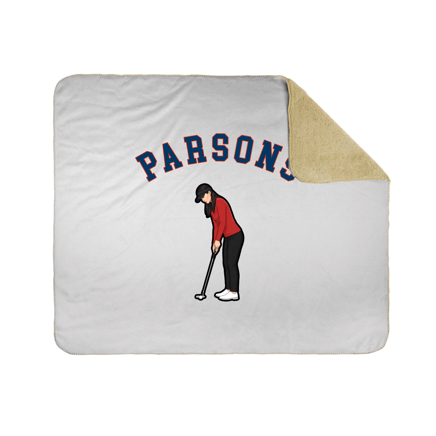 Throw Blanket — Shirsey Arch in White