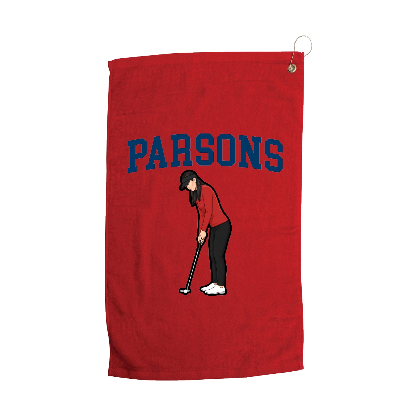 Golf Towel — Shirsey in Red