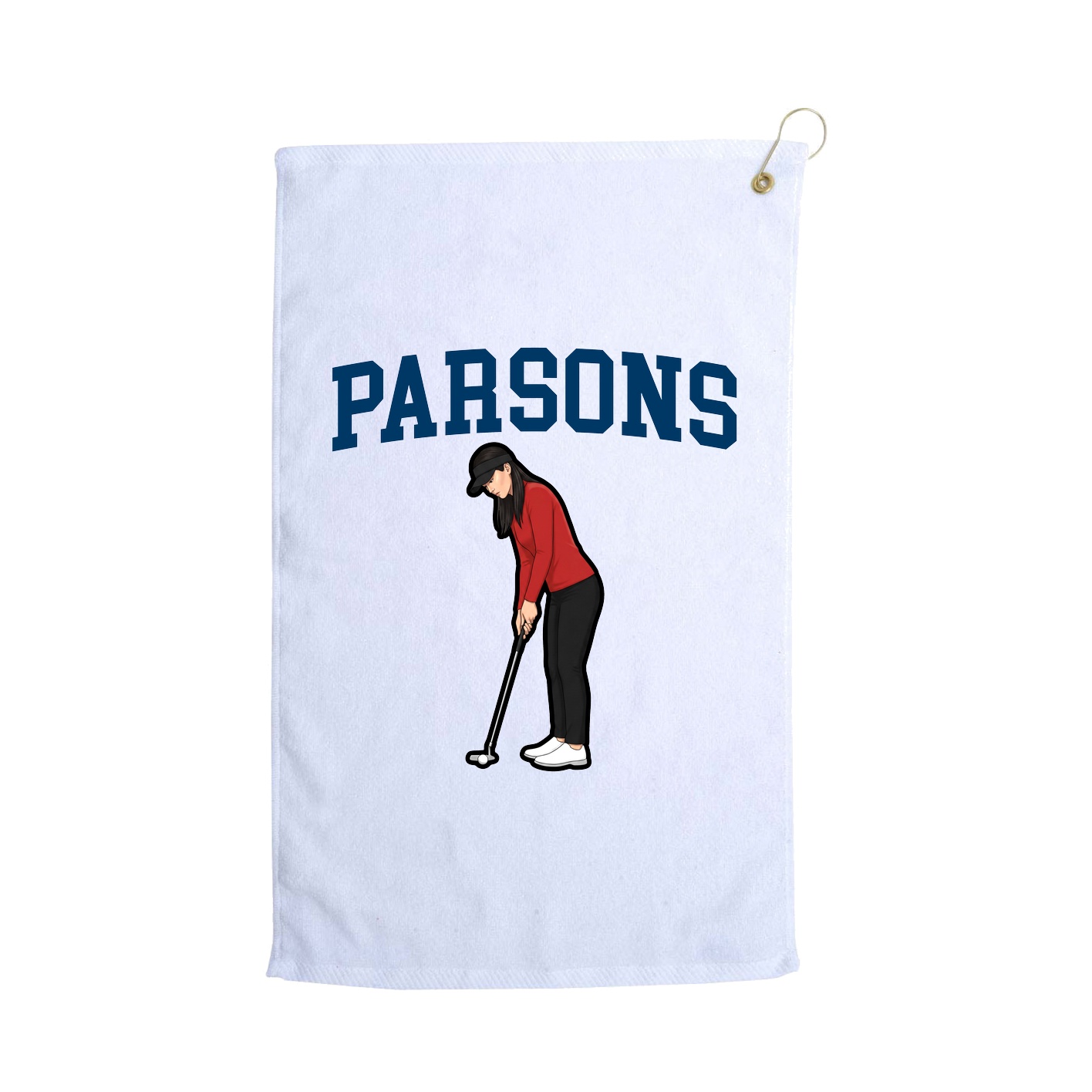 Golf Towel — Shirsey in White