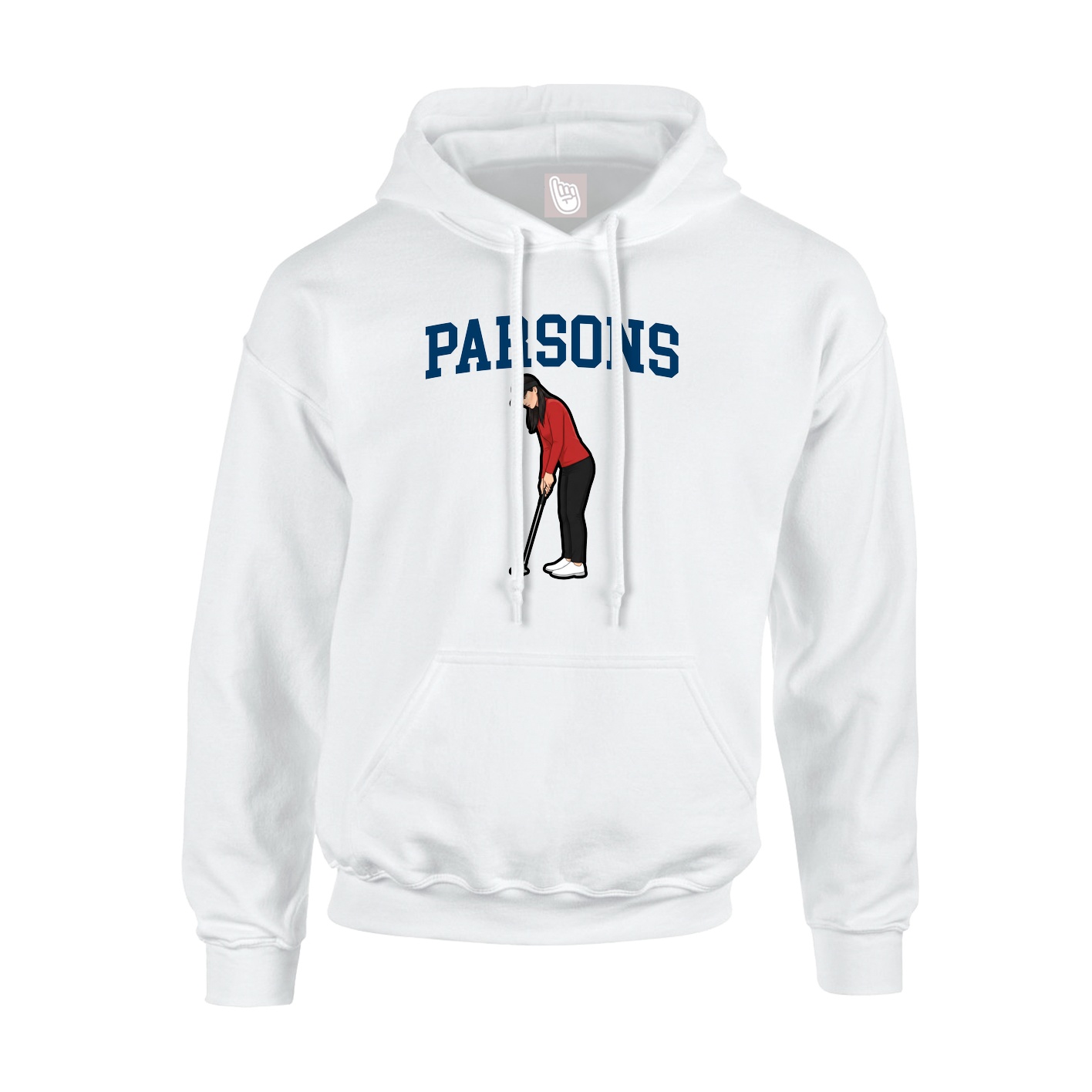 Hoodie — Shirsey in White