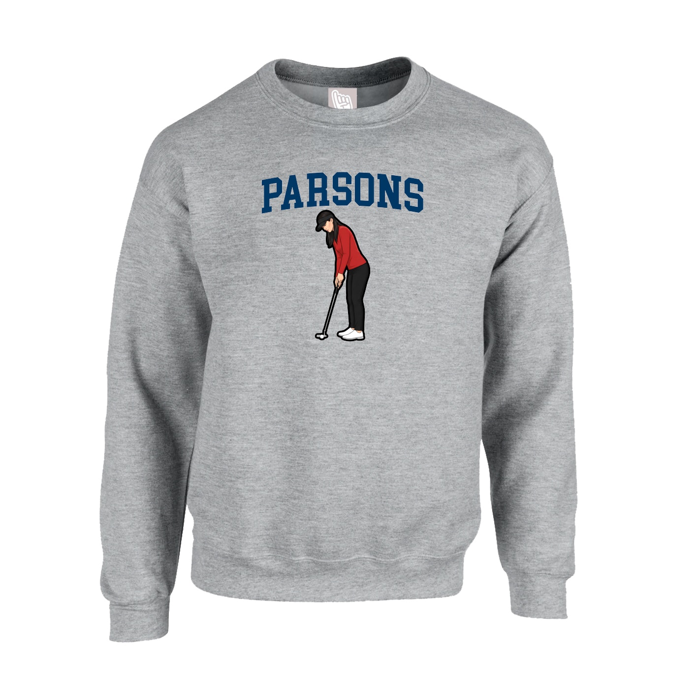 Fleece Crew — Shirsey in Grey