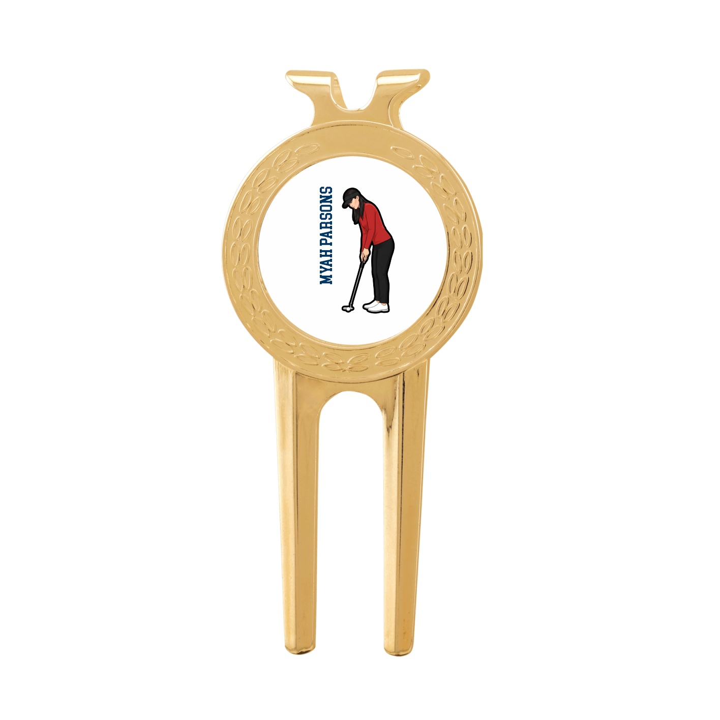 Divot Tool with Ball Marker — Name Vertical in Classic