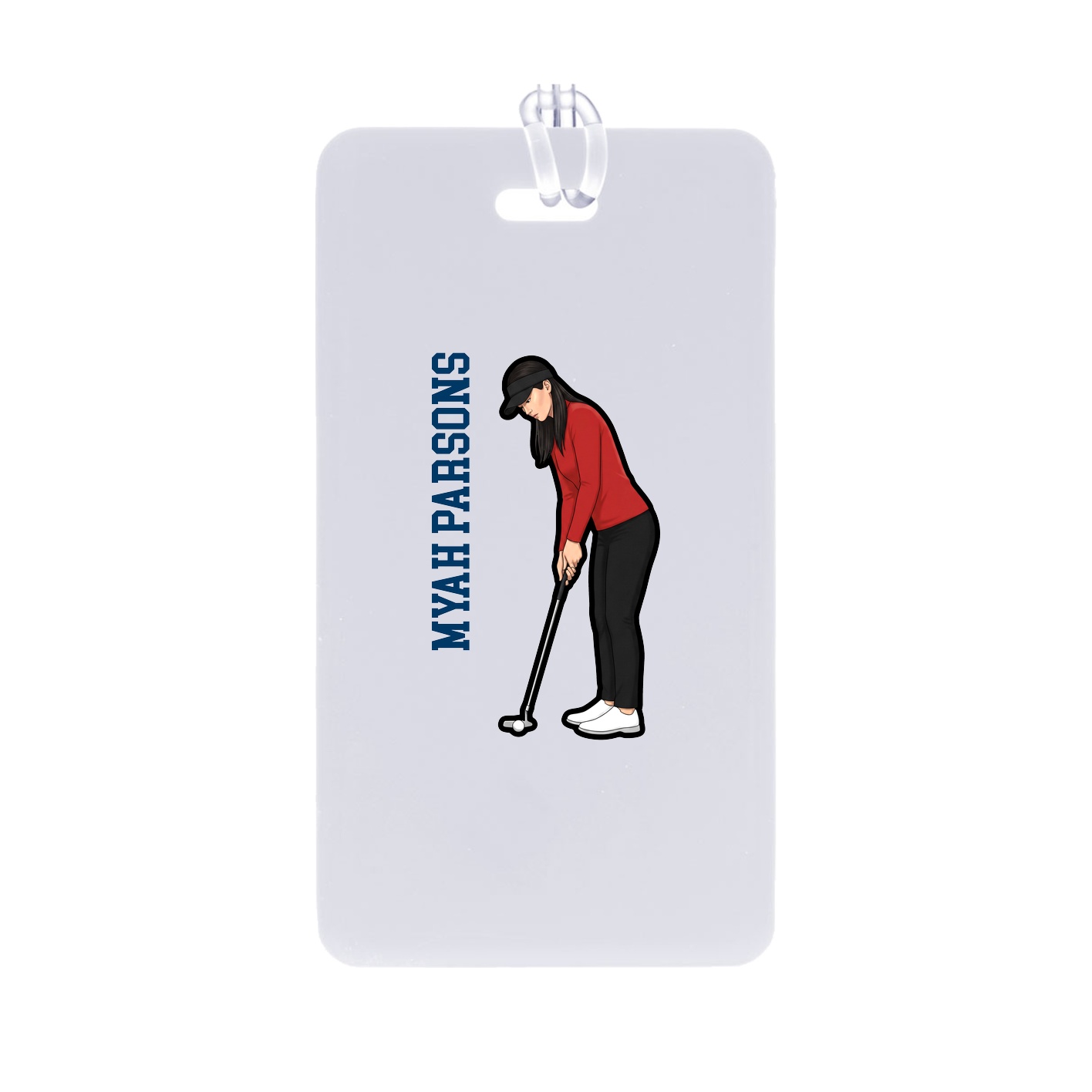 Bag Tag — Name Vertical in Classic
