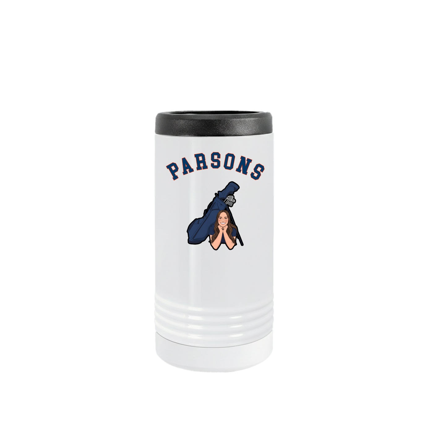 Slim Beverage Holder — Shirsey Arch in White