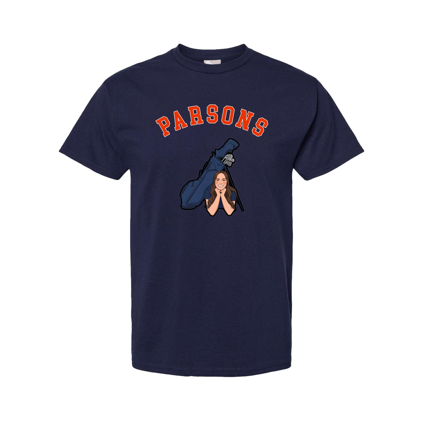 Youth Tee — Shirsey Arch in Navy