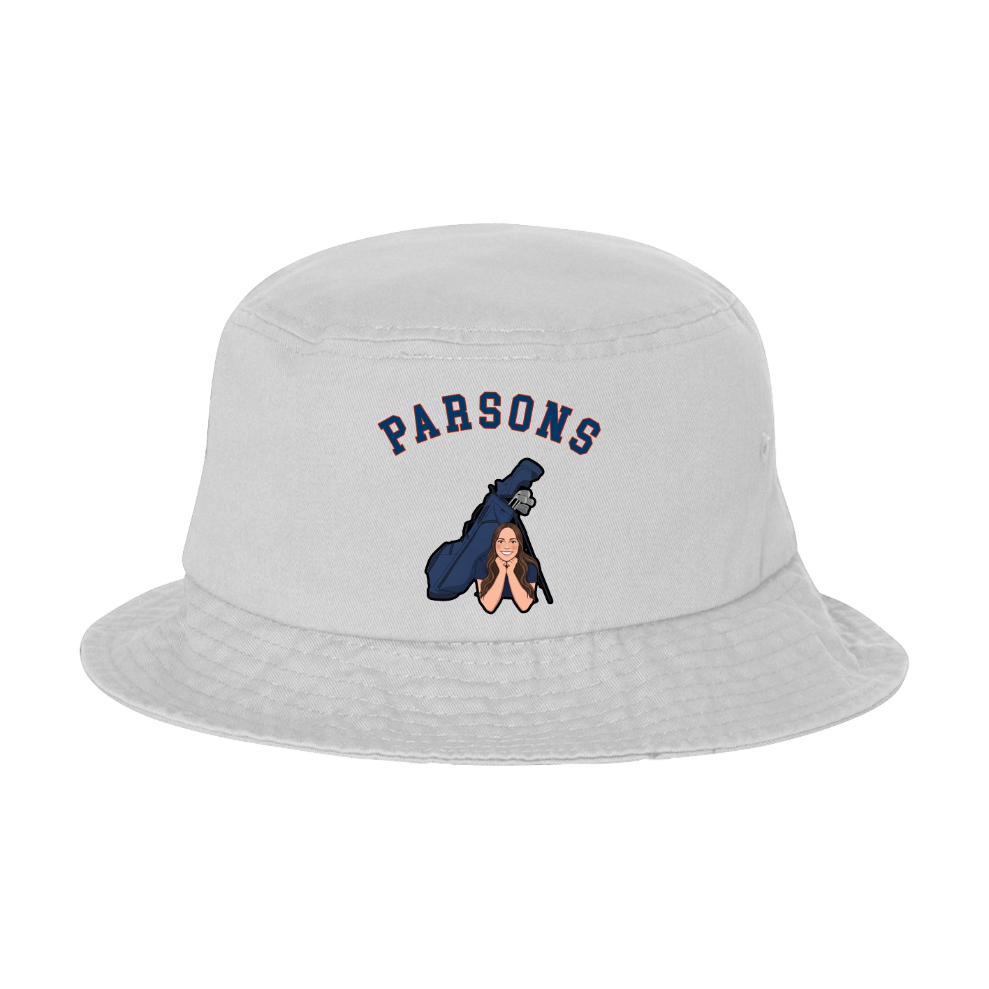 Bucket Cap — Shirsey Arch in White
