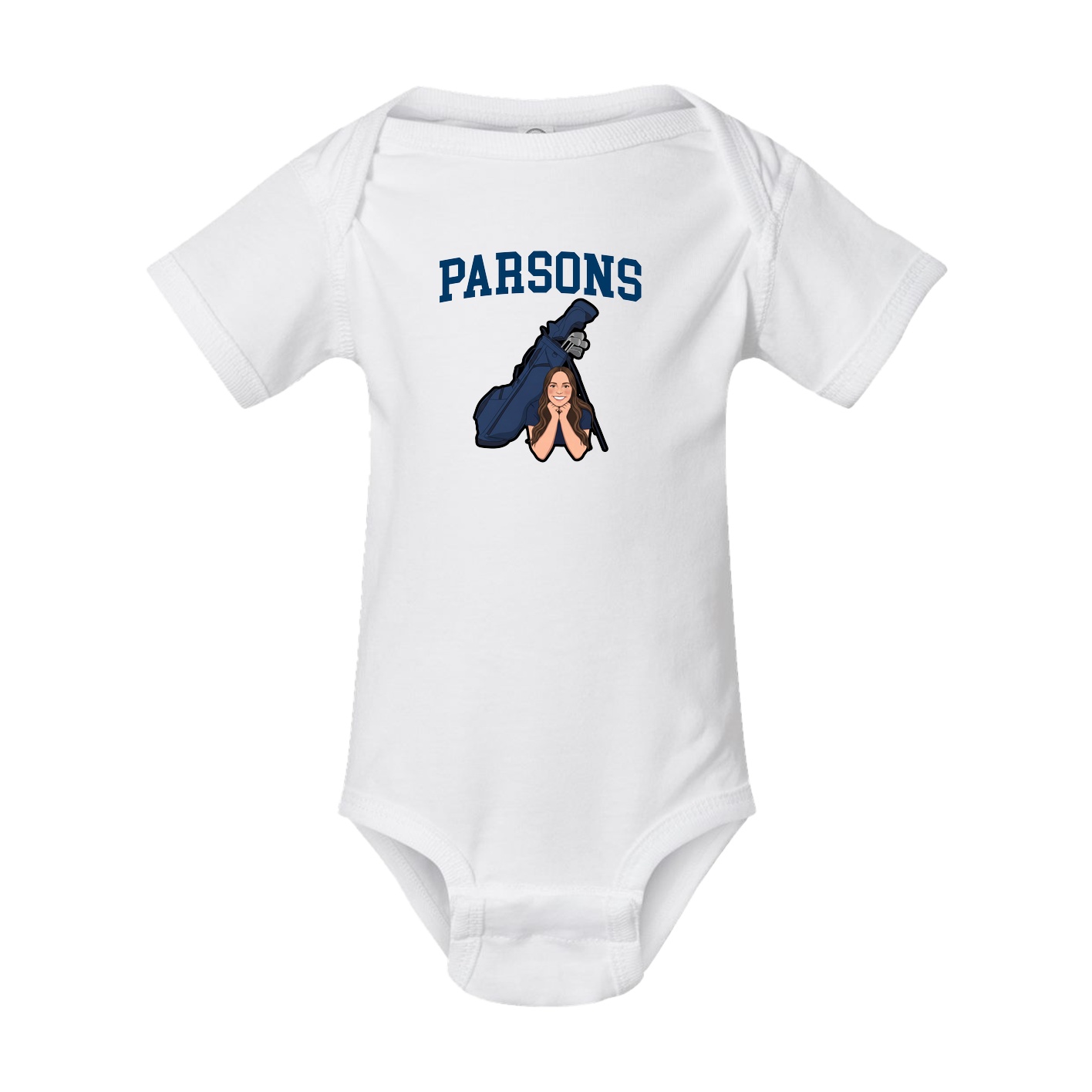 Baby Onesie — Shirsey in White