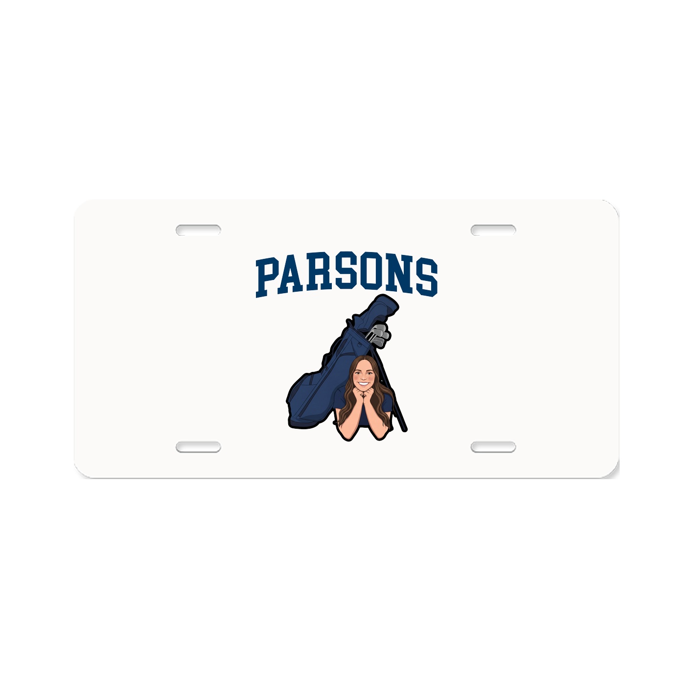 License Plate — Shirsey in Classic
