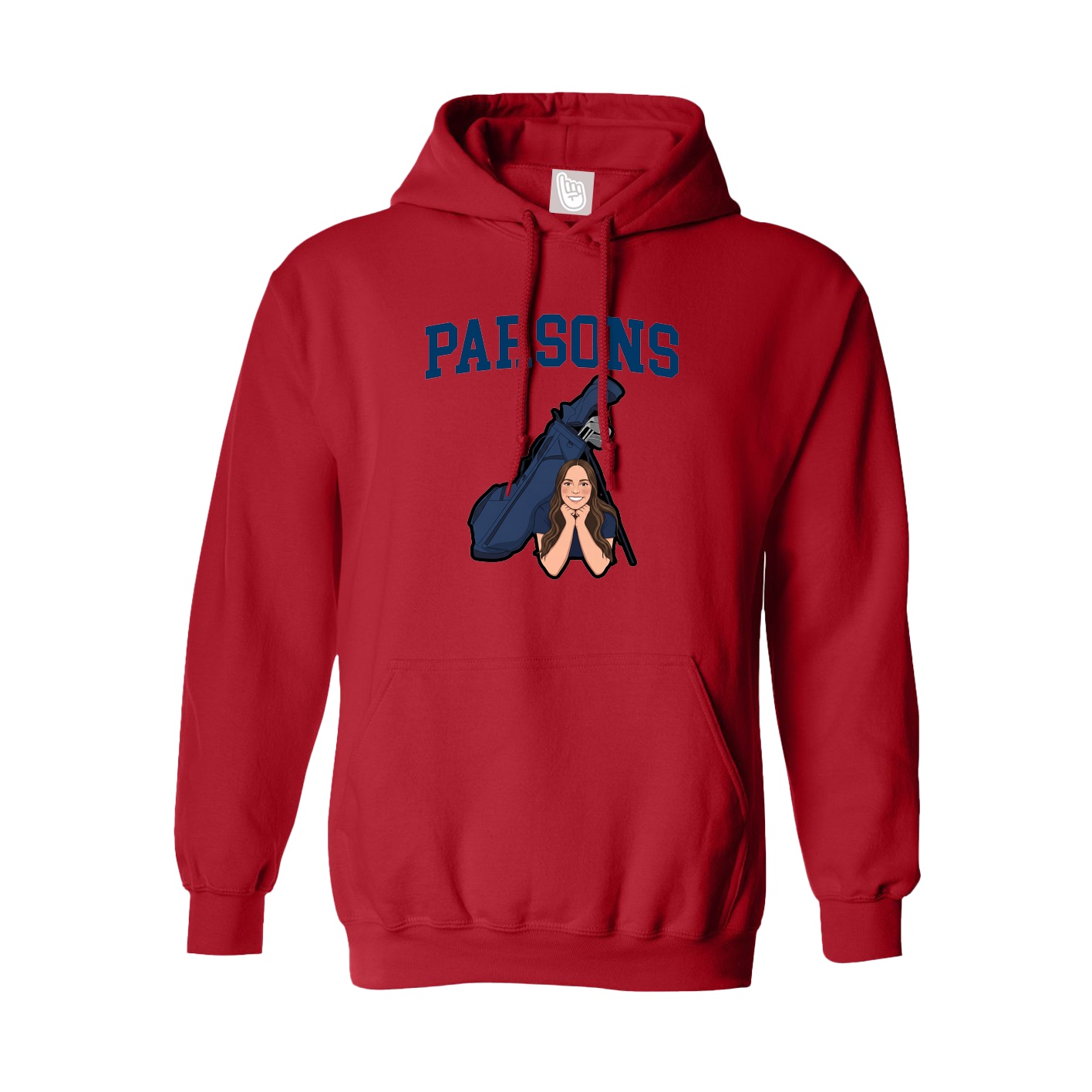 Hoodie — Shirsey in Red