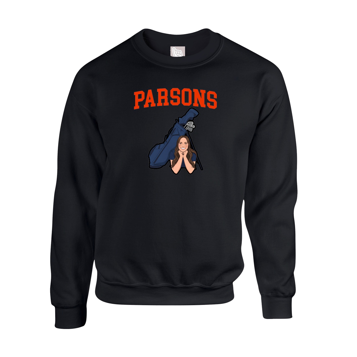 Fleece Crew — Shirsey in Black