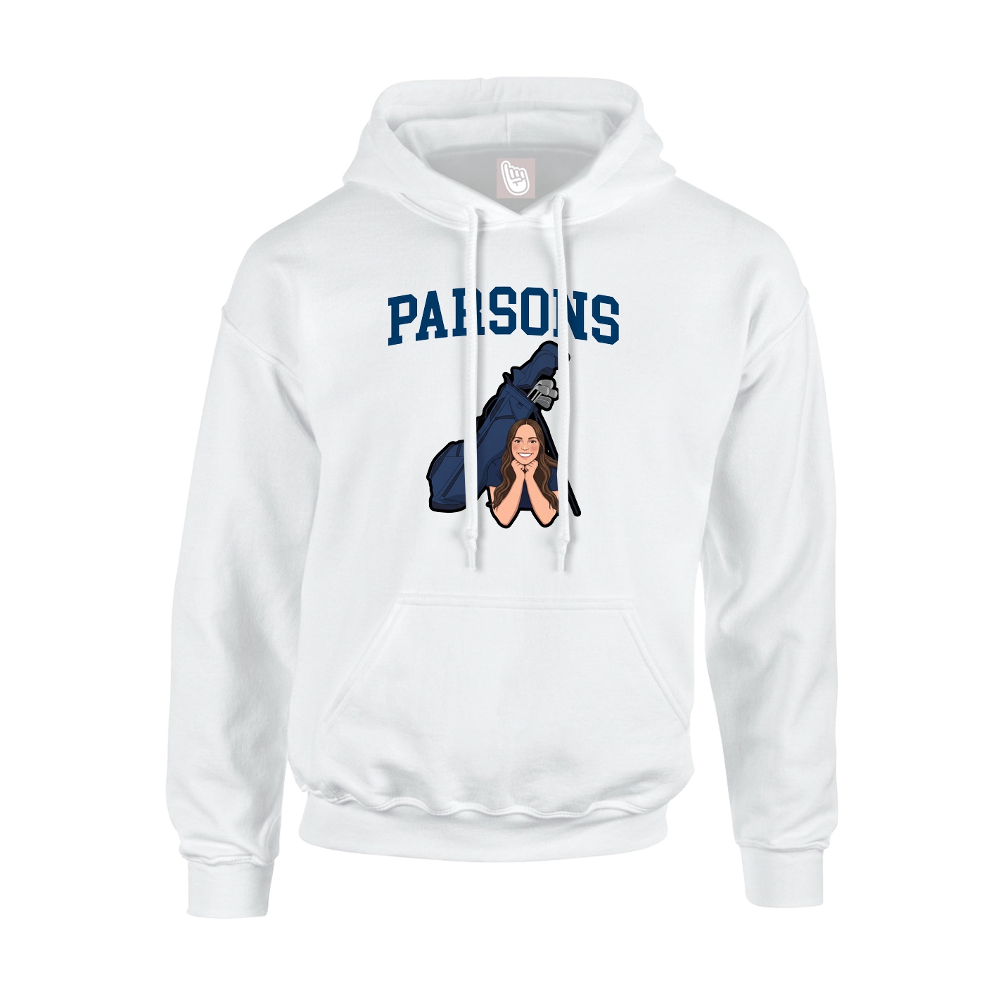 Youth Hoodie — Shirsey in White