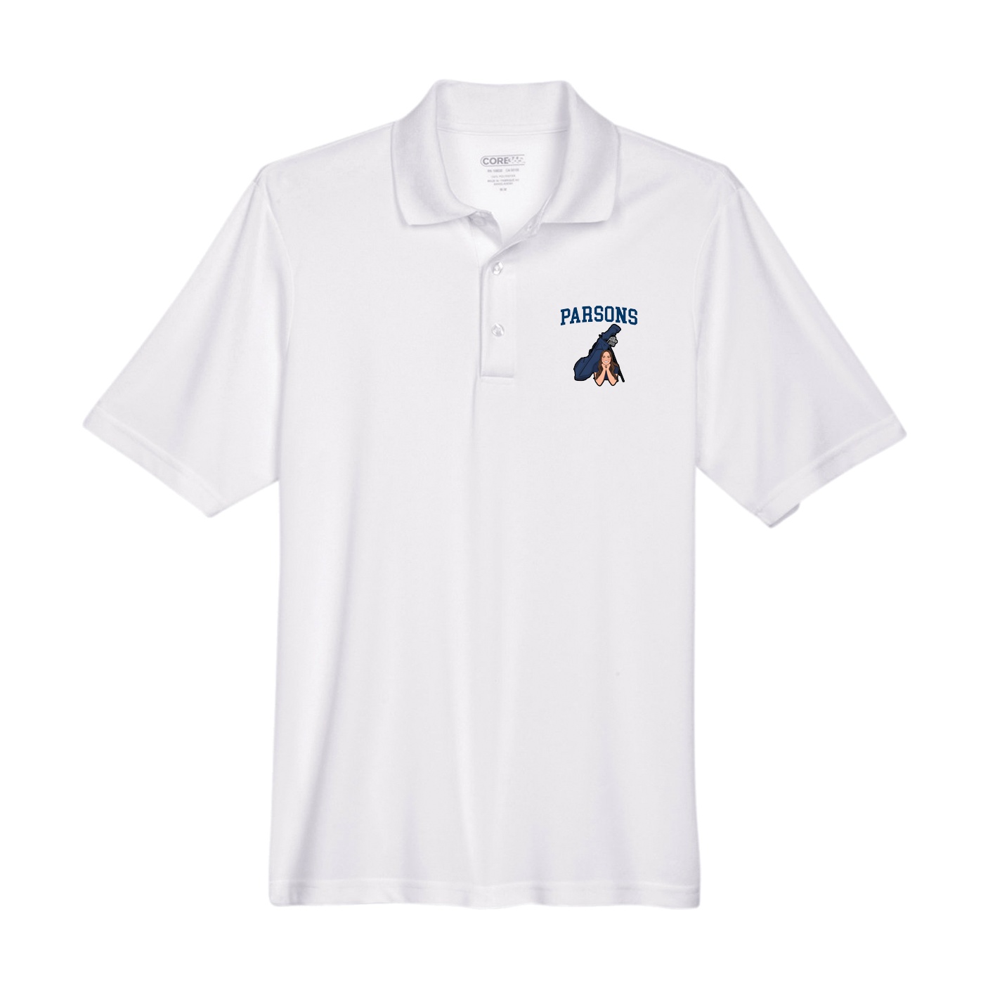 Performance Polo — Shirsey in White