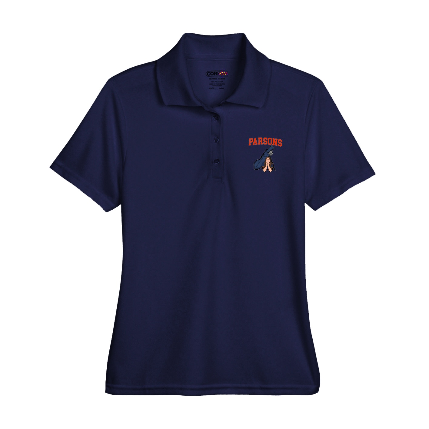 Womens Performance Polo — Shirsey in Navy