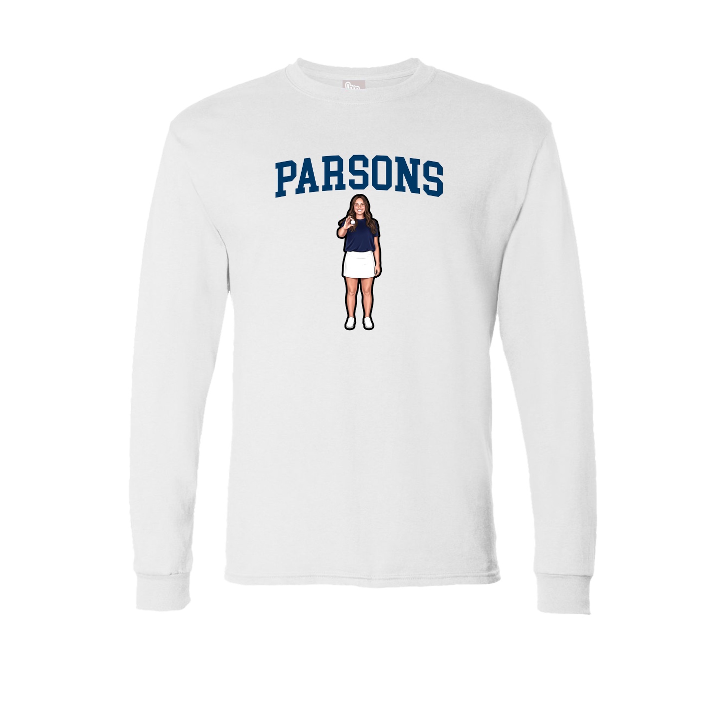 Long Sleeve Tee — Shirsey in White