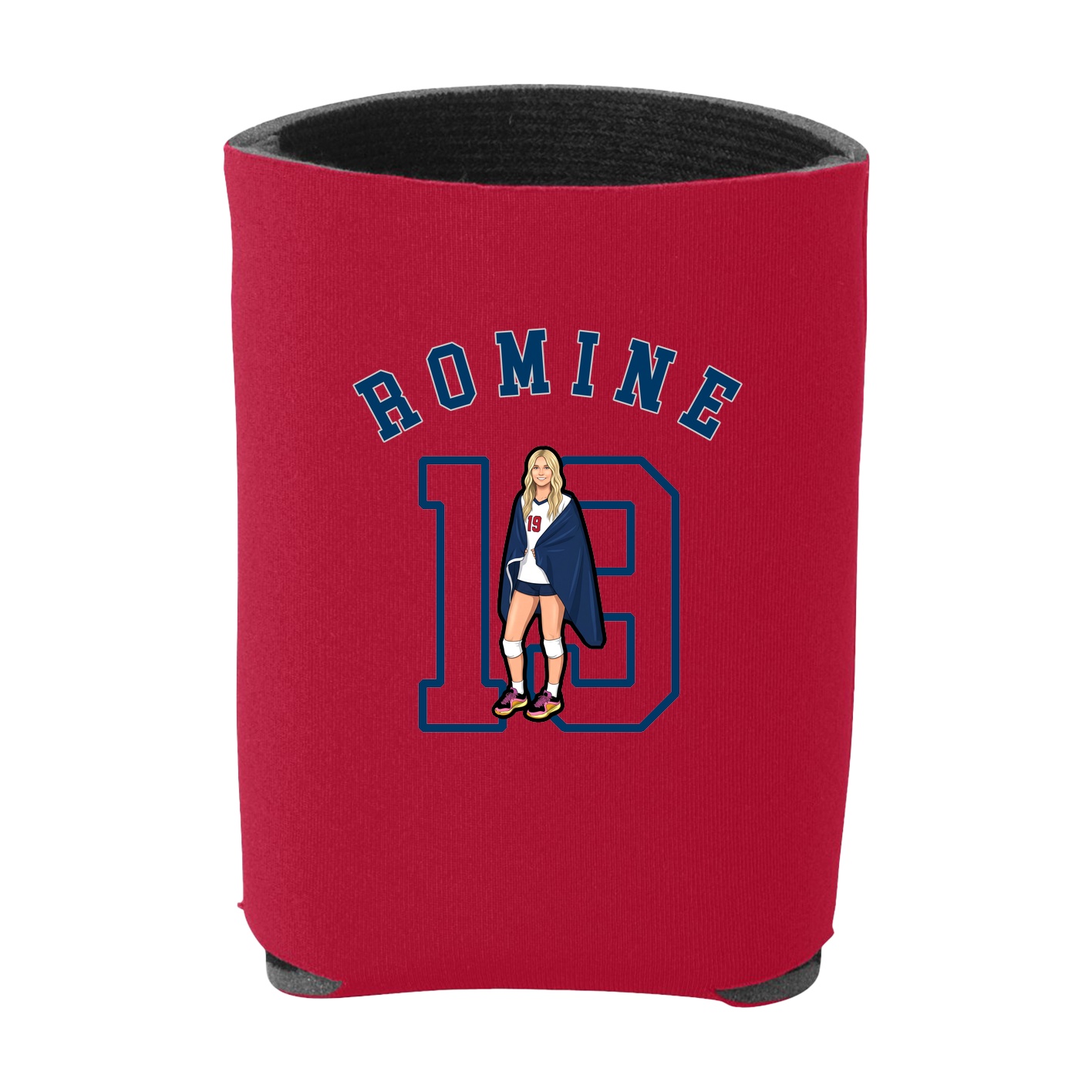 Can Holder — Shirsey Arch in Red