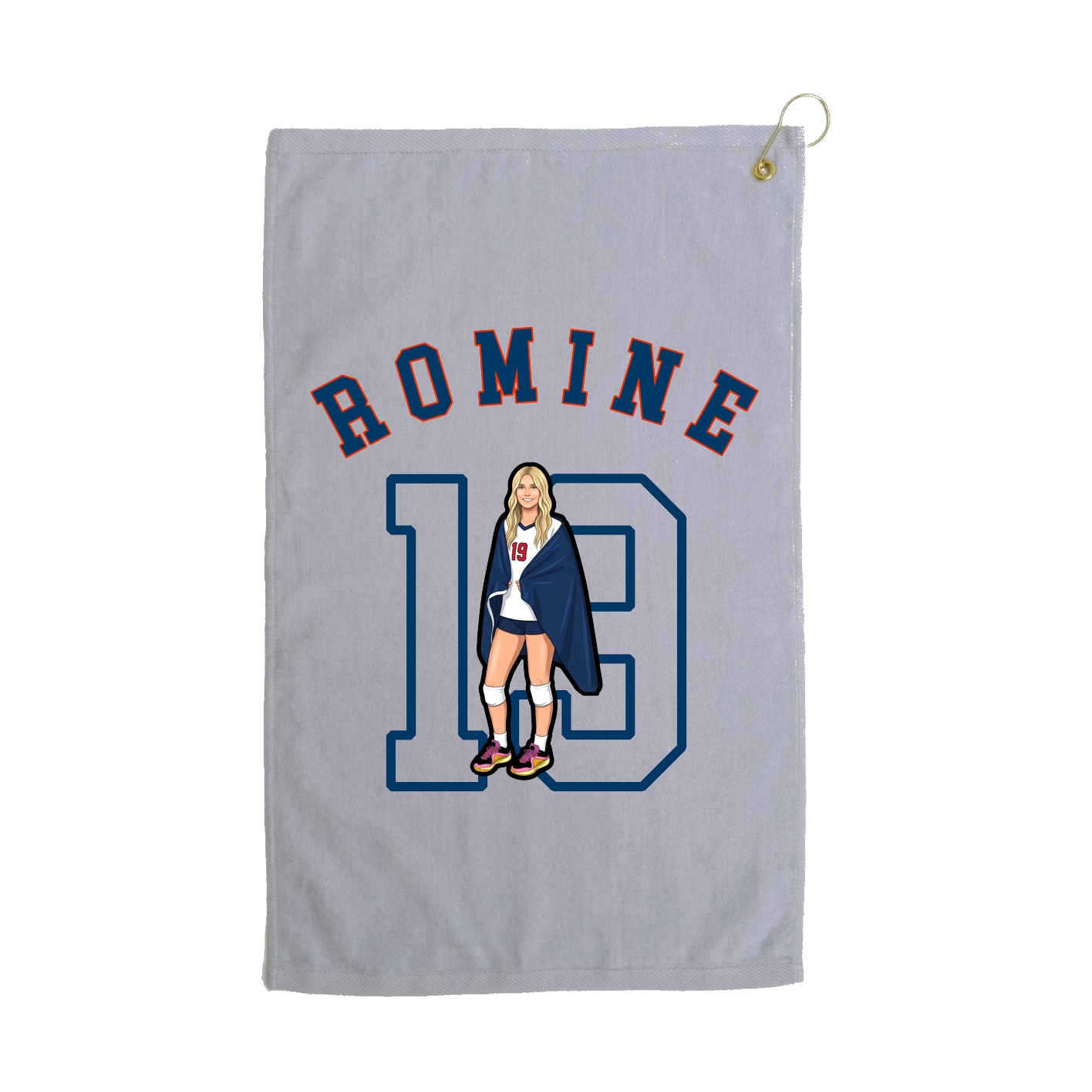 Golf Towel — Shirsey Arch in Grey
