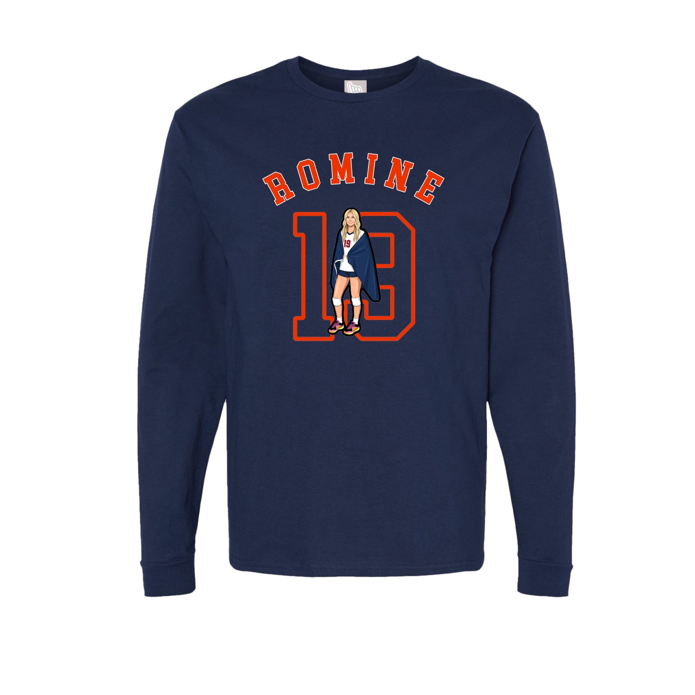 Long Sleeve Tee — Shirsey Arch in Navy
