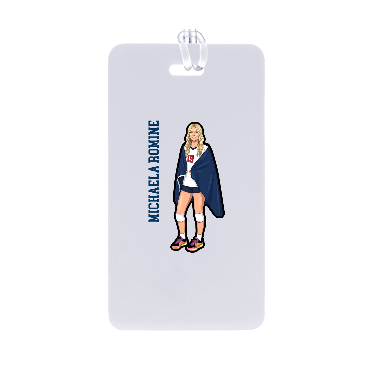 Bag Tag — Name Vertical in Classic