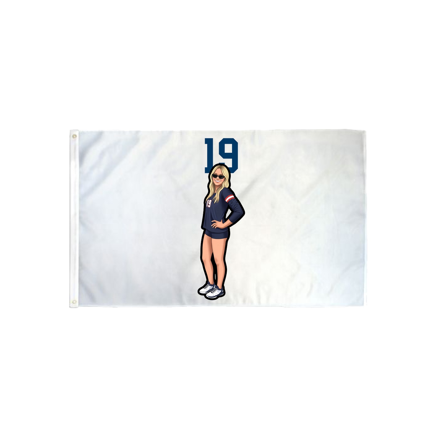 3x5 Flag — Number Top in Classic