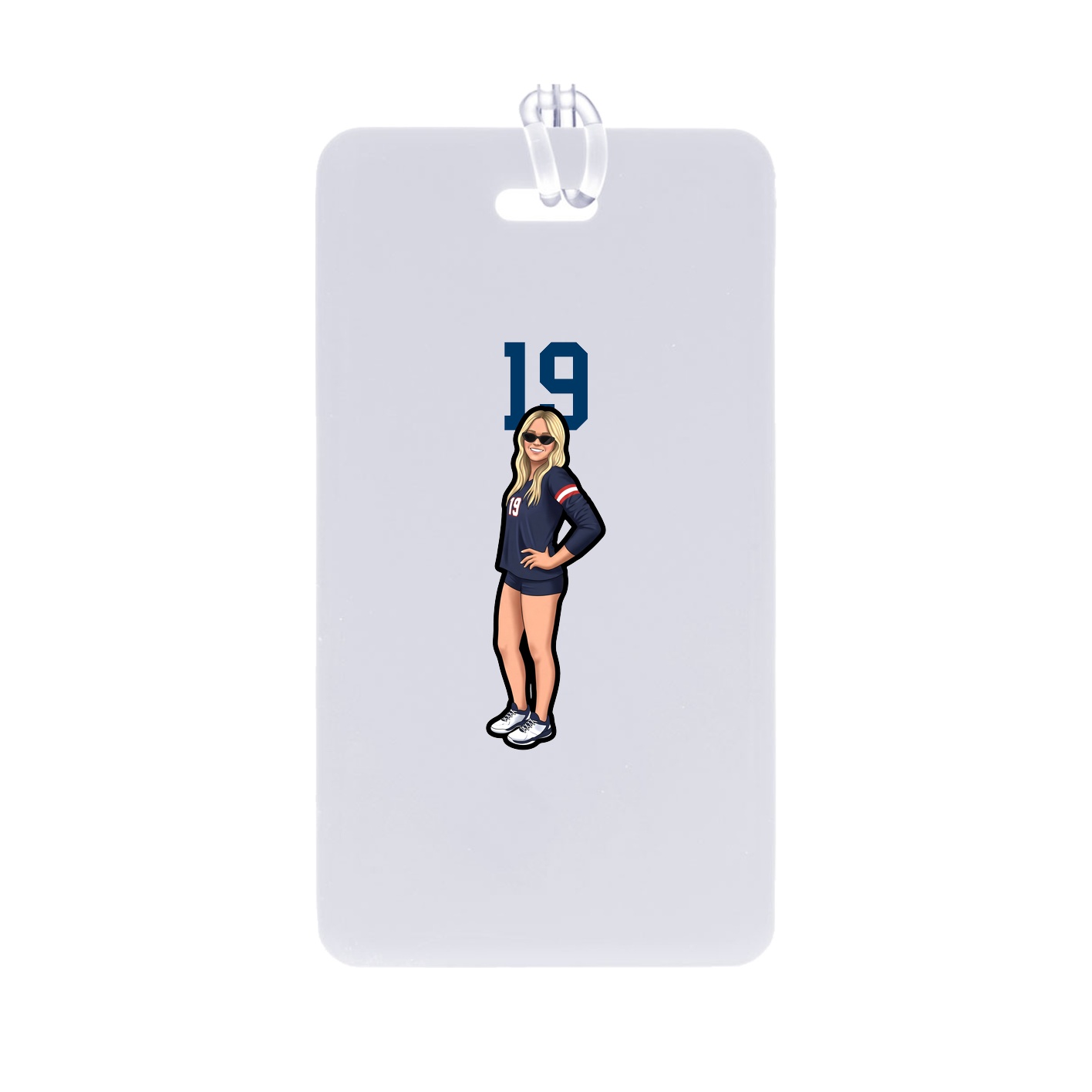 Bag Tag — Number Top in Classic