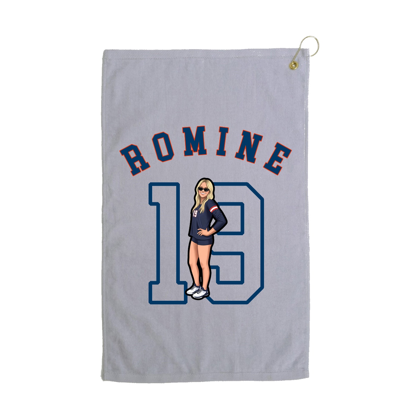 Golf Towel — Shirsey Arch in Grey