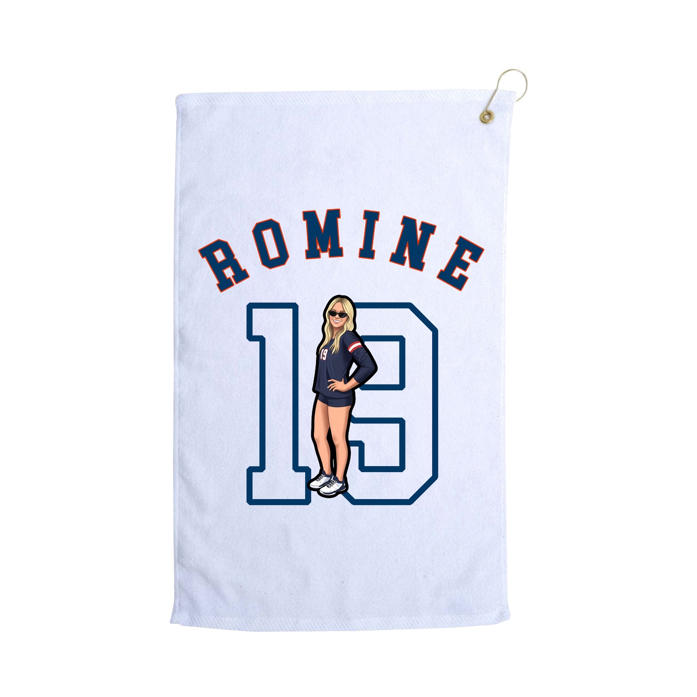 Golf Towel — Shirsey Arch in White