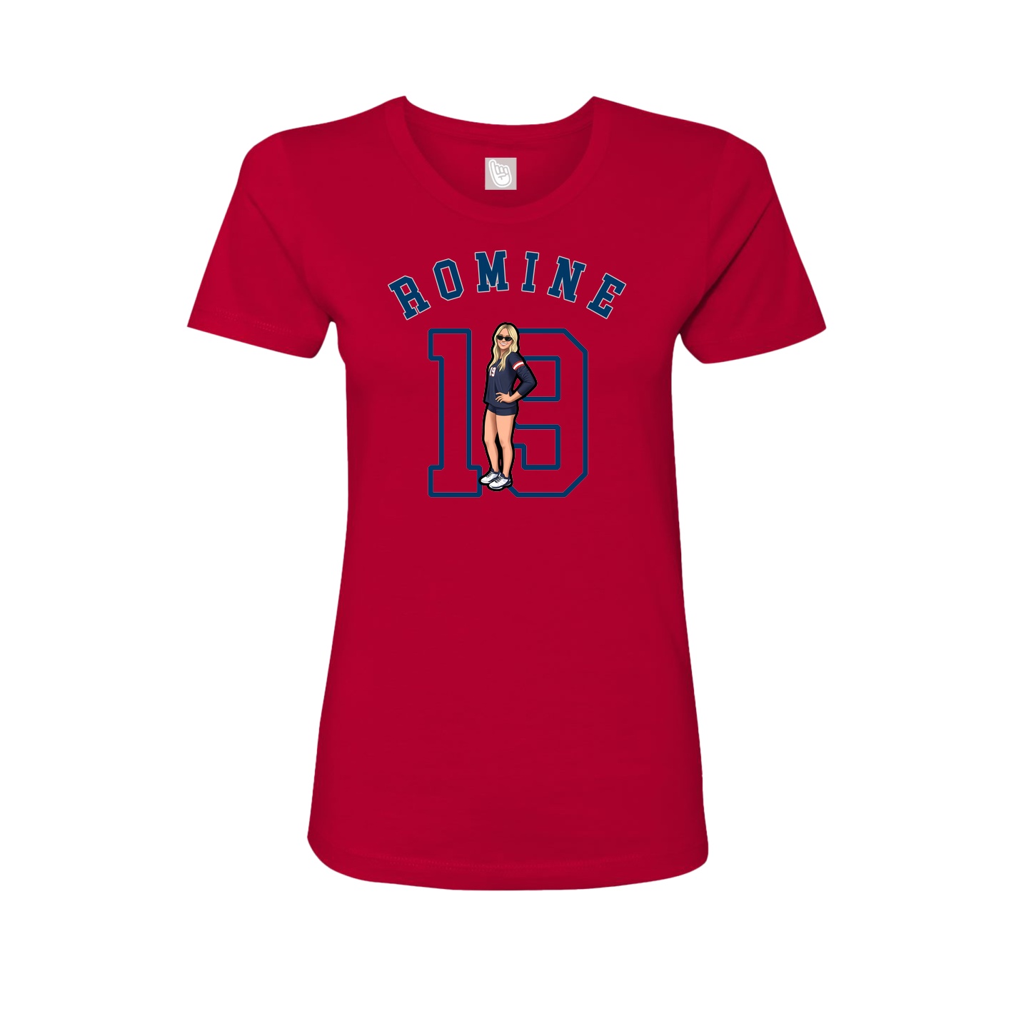 Womens Tee — Shirsey Arch in Red