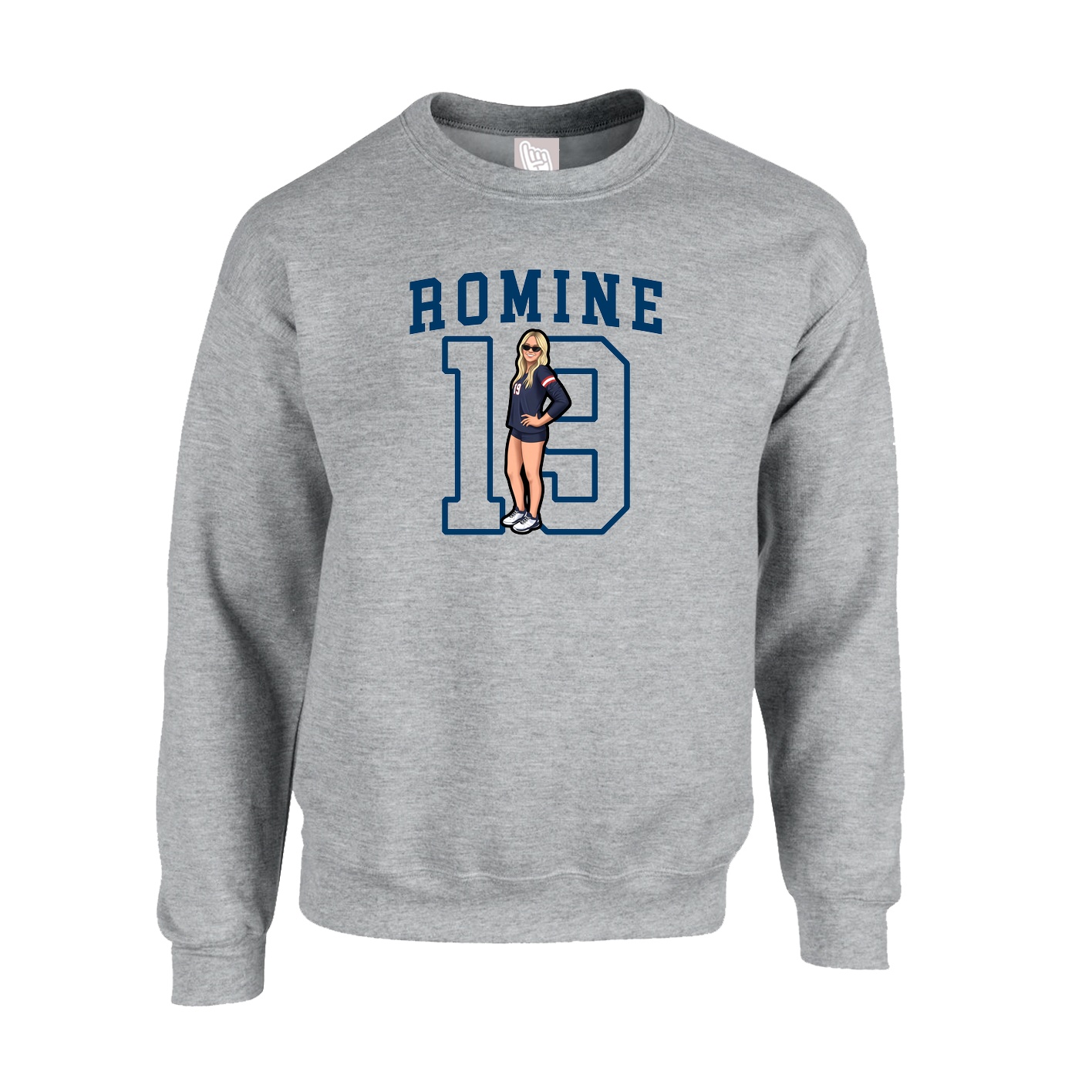 Fleece Crew — Shirsey in Grey
