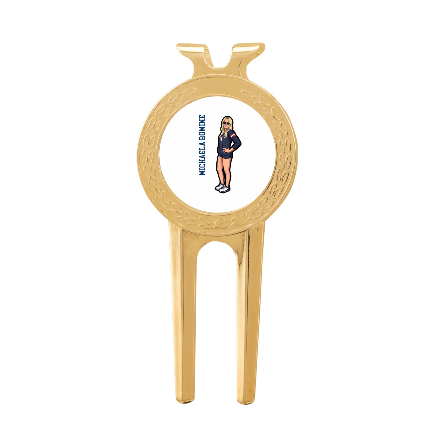 Divot Tool with Ball Marker — Name Vertical in Classic