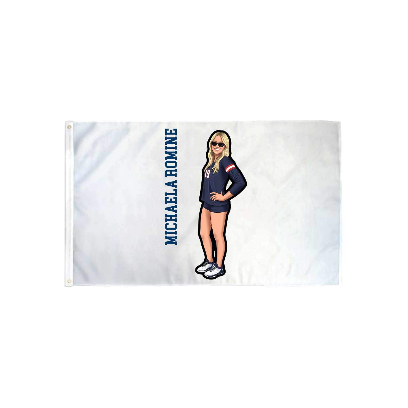 3x5 Flag — Name Vertical in Classic