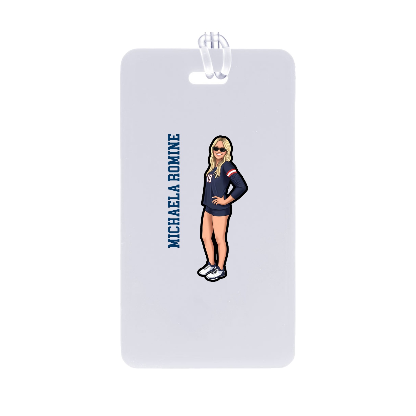 Bag Tag — Name Vertical in Classic