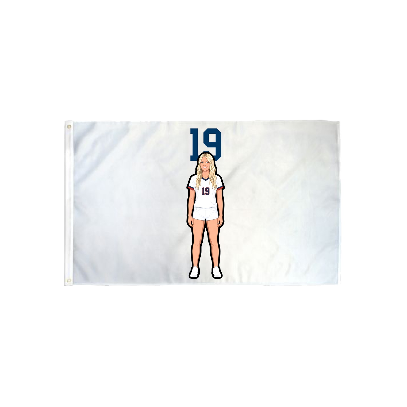 3x5 Flag — Number Top in Classic