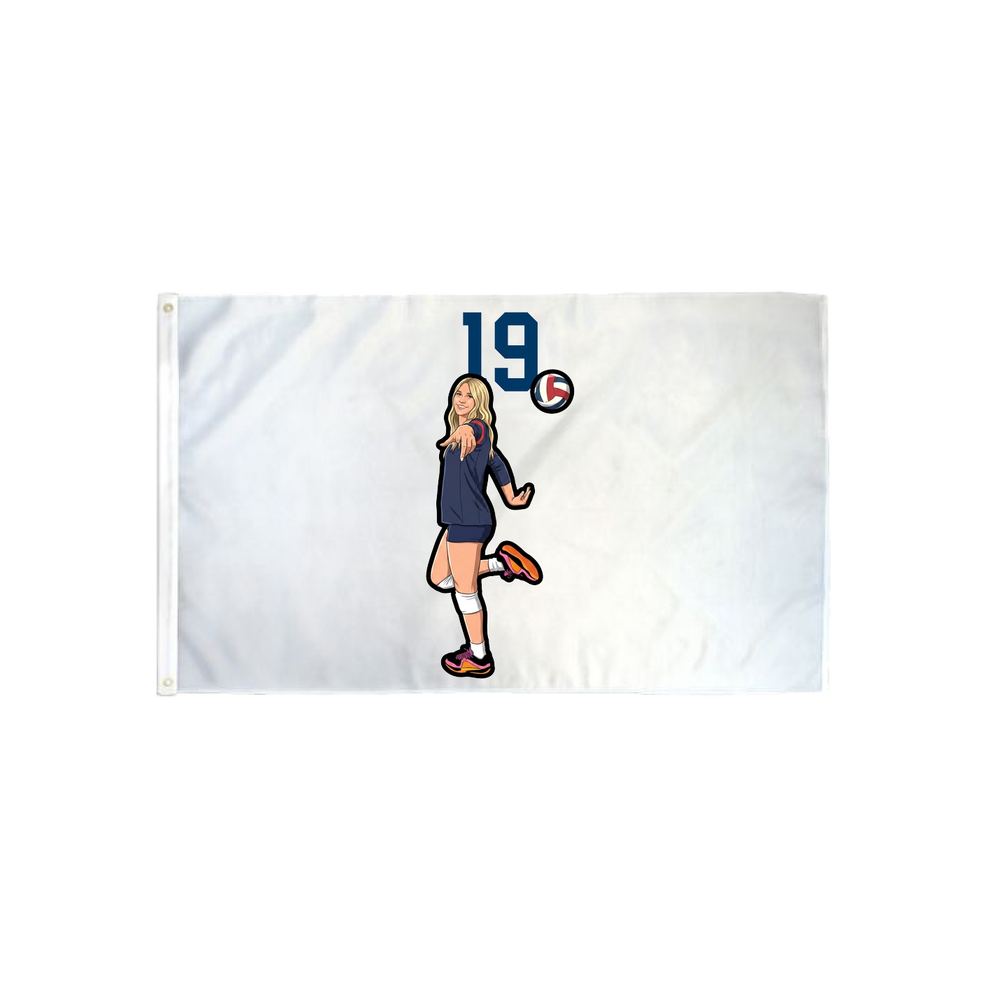 3x5 Flag — Number Top in Classic