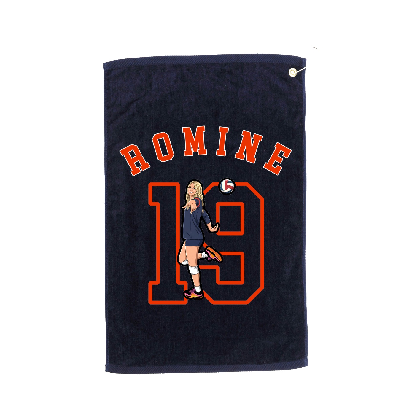 Golf Towel — Shirsey Arch in Navy
