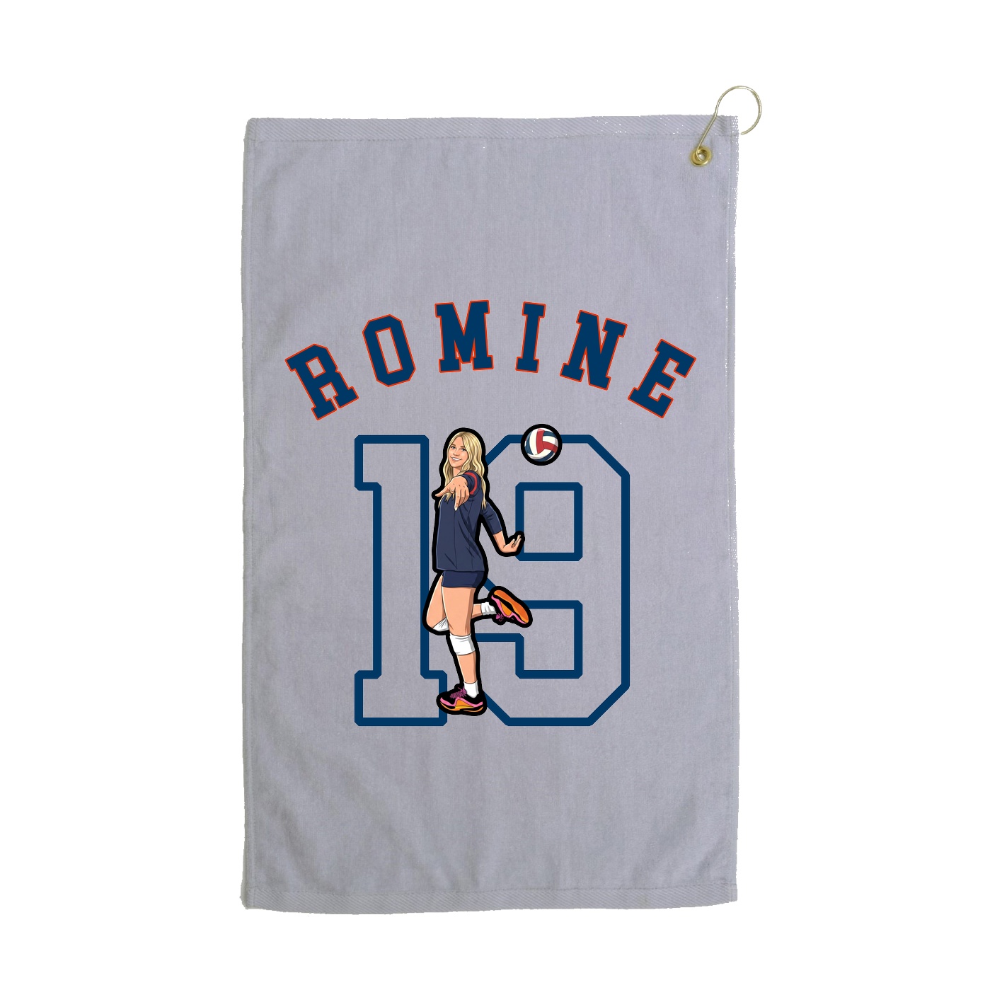 Golf Towel — Shirsey Arch in Grey