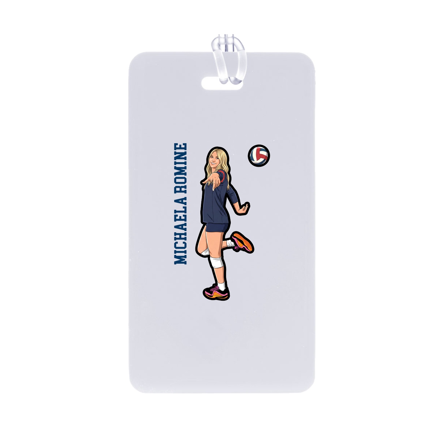 Bag Tag — Name Vertical in Classic
