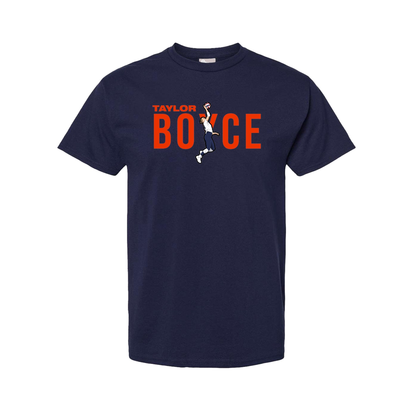 Tee — Player Name in Navy