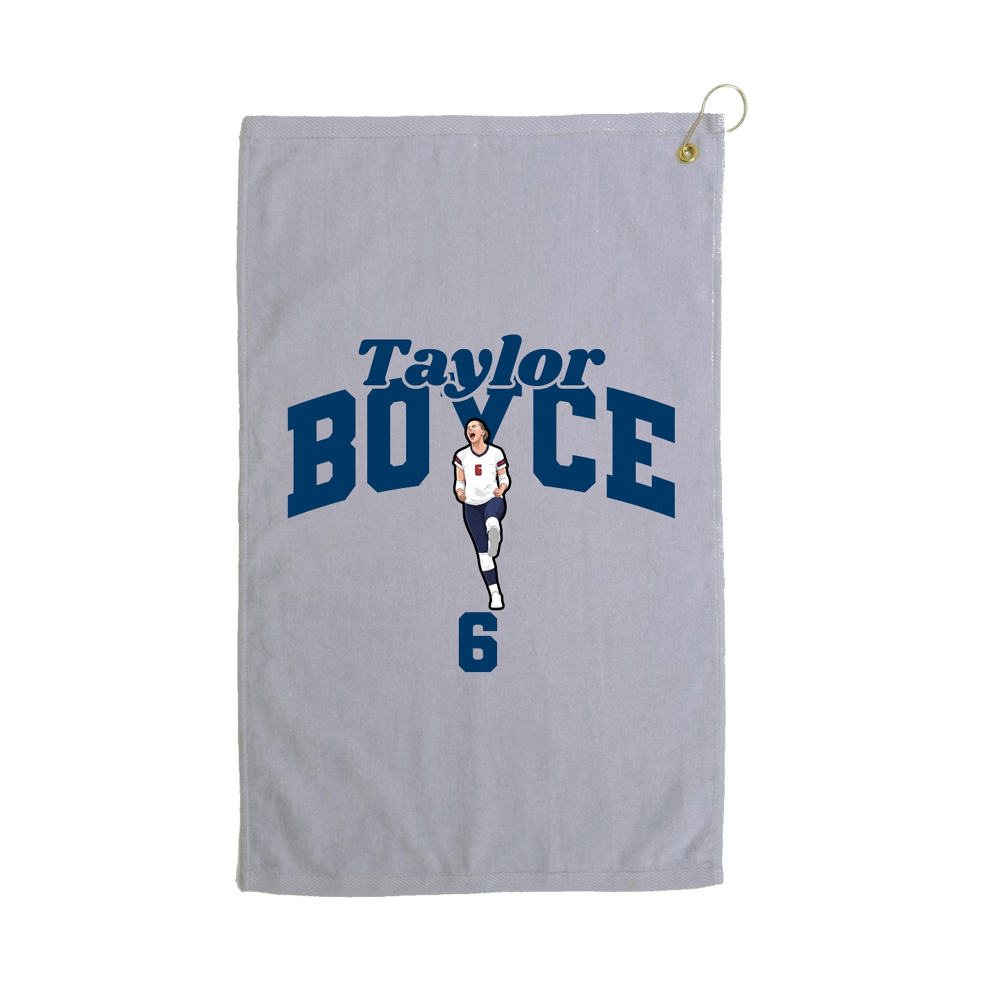 Golf Towel — Signature Arch in Grey