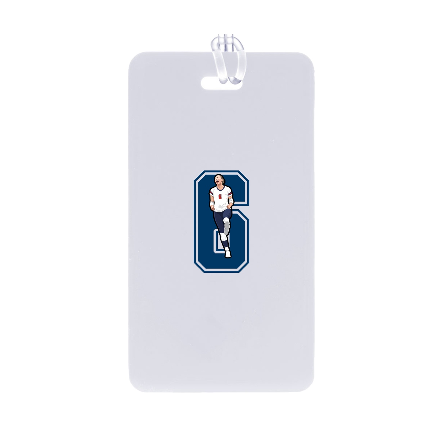 Bag Tag — Number in Classic