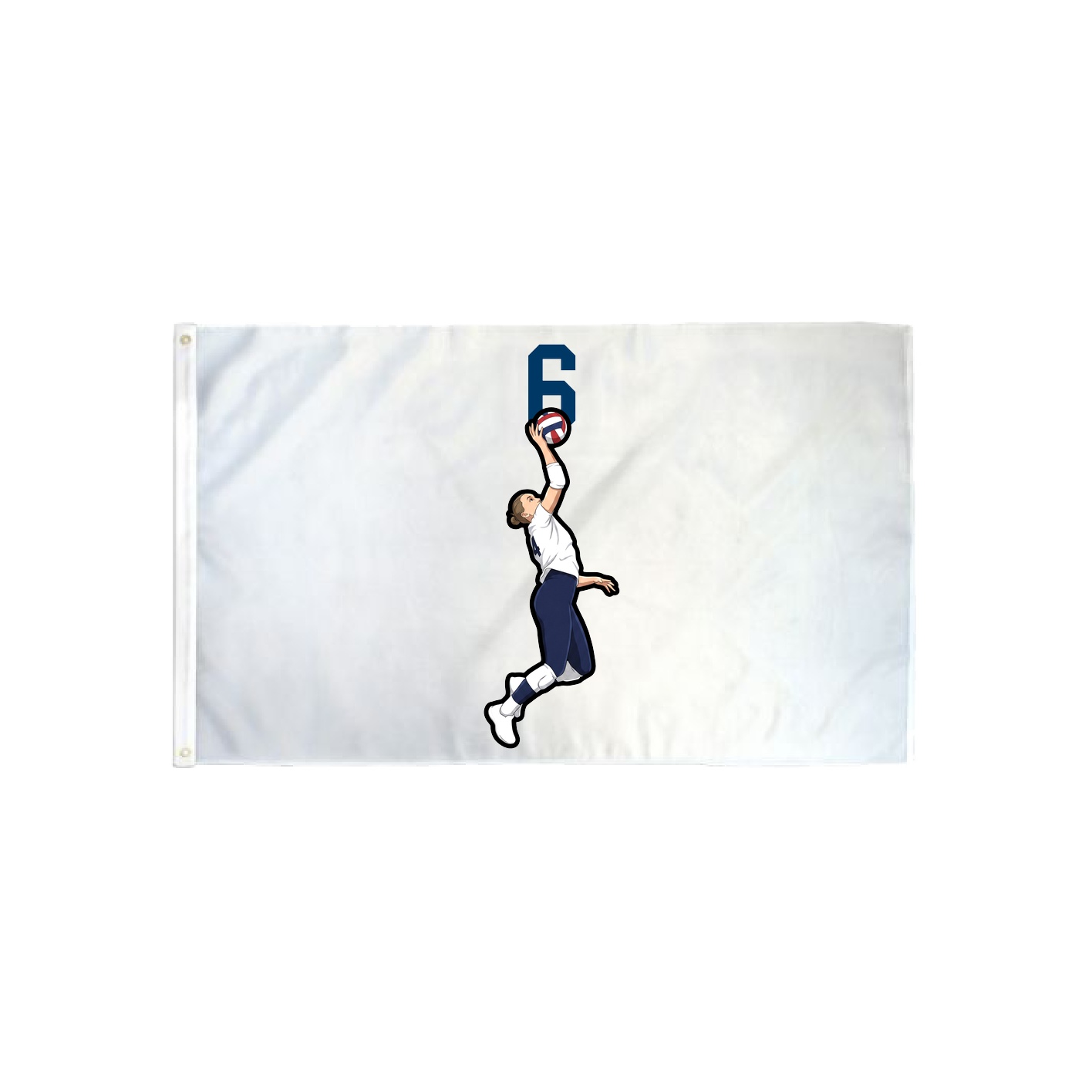 3x5 Flag — Number Top in Classic