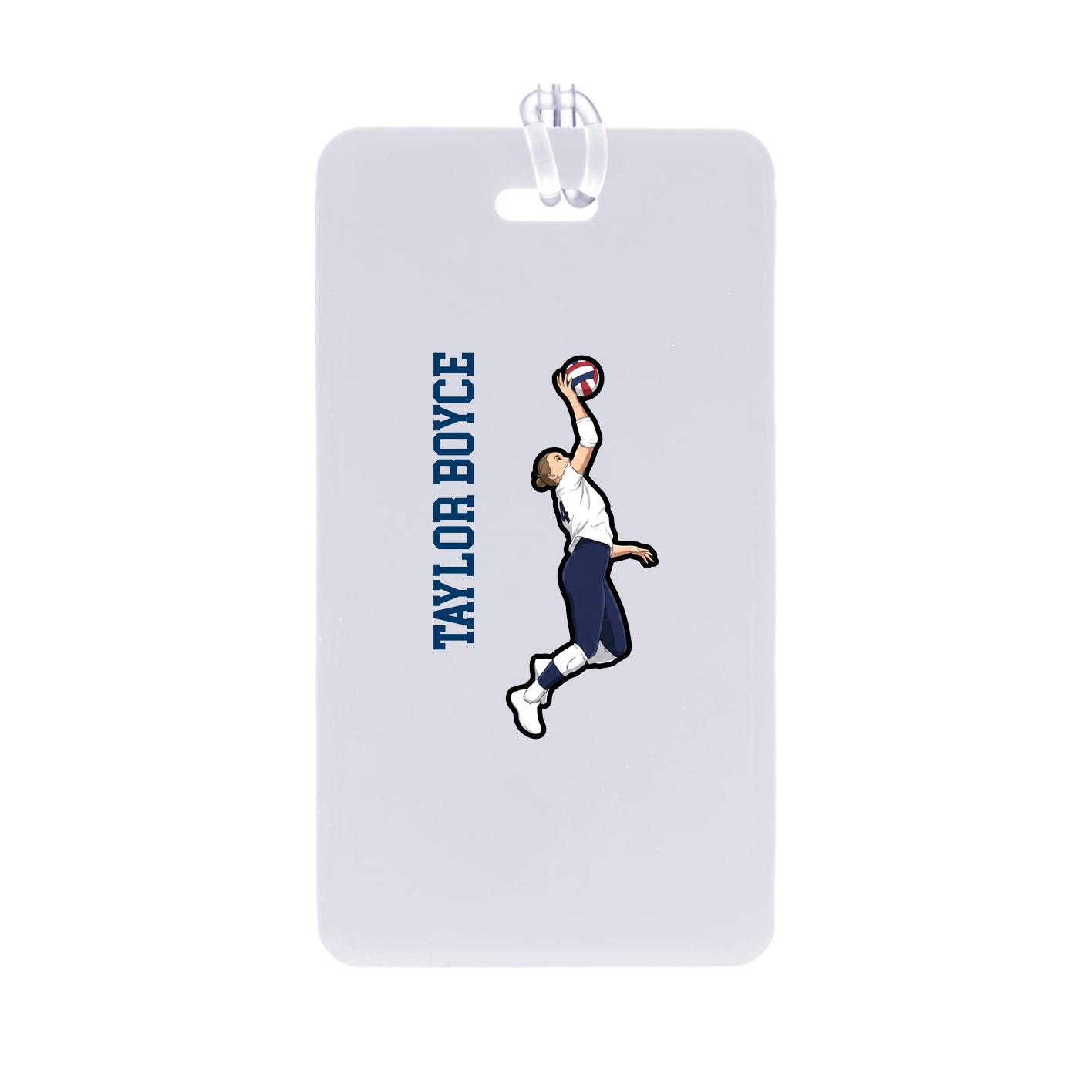 Bag Tag — Name Vertical in Classic